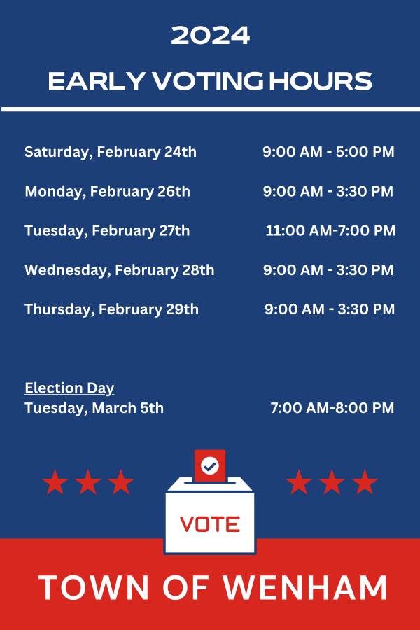 2024 EARLY VOTING HOURS for March 5 Election - Copy (3)
